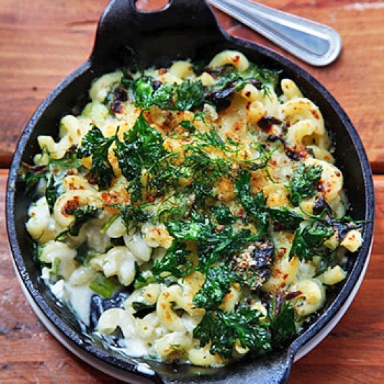 CRETAN SPINACH MAC & CHEESE